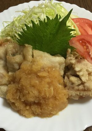 シソの葉入り豚天　大根卸しポン酢がけ-レシピのメイン写真