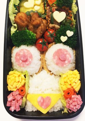 おっぱい 弁当♡お稲荷♡バレンタインにも-レシピのメイン写真