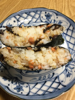おにぎらず(シャケ&昆布の佃煮)-レシピのメイン写真