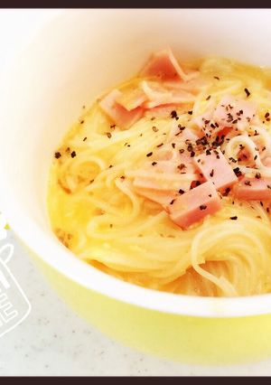 カルボナーラ素麺-レシピのメイン写真