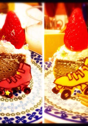キスマイ ローラーキャラチョコ-レシピのメイン写真