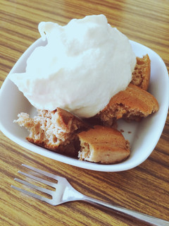 ヨーグルトクリームのパンケーキパフェ-レシピのメイン写真