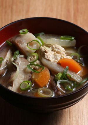 天然だしパックで作る けんちん汁-レシピのメイン写真
