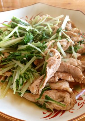 豚肉と水菜のポン酢炒め☆-レシピのメイン写真