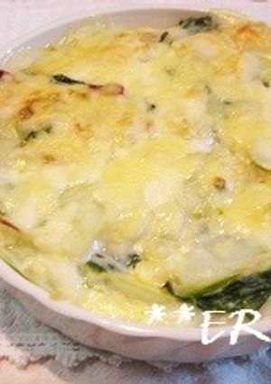 白菜と餅のグラタン～♪♪-レシピのメイン写真