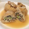 ひじきの煮物でお豆腐巾着