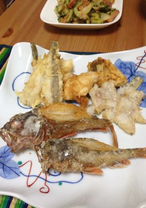 ビールのおつまみに小魚の唐揚げ-レシピのメイン写真