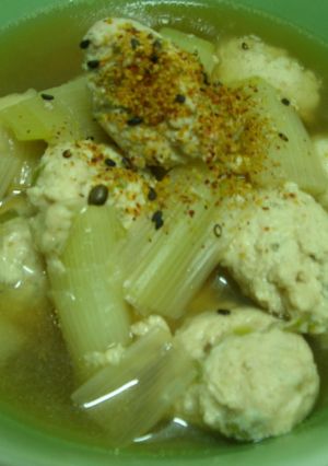 鶏つくね和風スープ煮-レシピのメイン写真