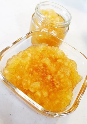 ♡W食感♡黄金色の林檎ジャム-レシピのメイン写真