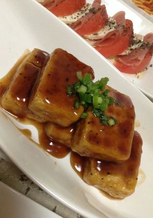 甘酢あんかけ豆腐-レシピのメイン写真