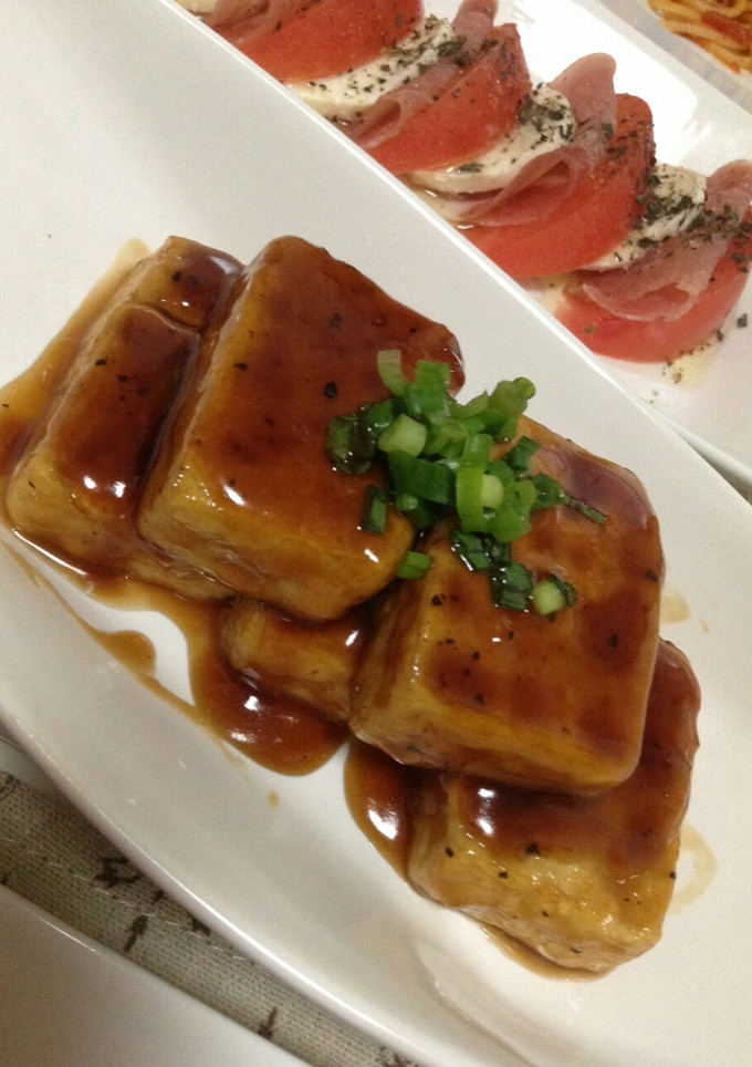 甘酢あんかけ豆腐-レシピのメイン写真