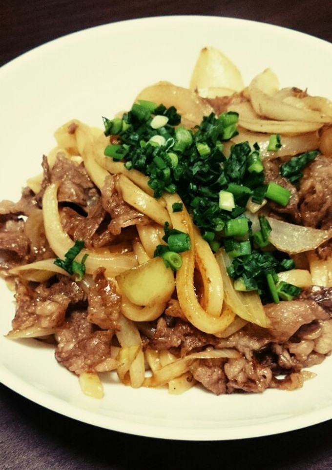 焼き肉風焼きうどん-レシピのメイン写真