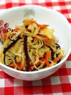 きくらげと切り干し大根のきんぴら風炒め煮-レシピのメイン写真