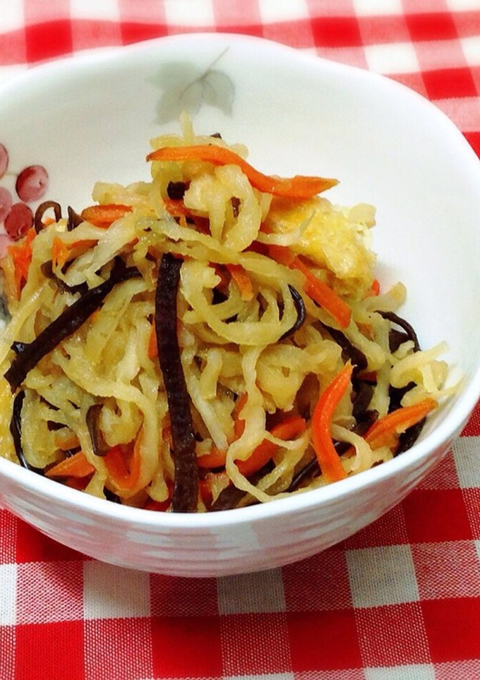 きくらげと切り干し大根のきんぴら風炒め煮-レシピのメイン写真