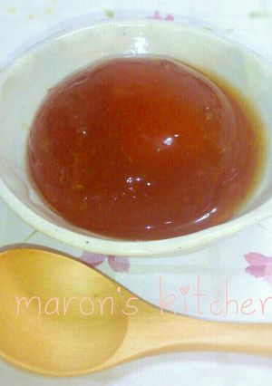 紅茶のフルーツ水まんじゅう♡紅茶ソース付-レシピのメイン写真
