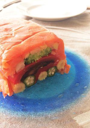 容器に詰めるだけ！野菜のテリーヌ-レシピのメイン写真