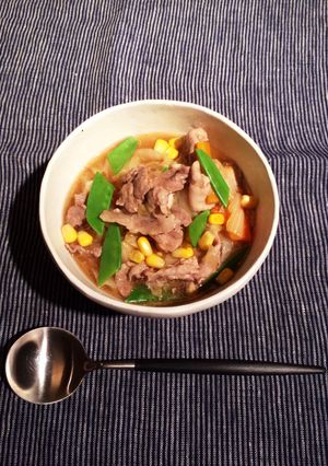 白菜と豚肉の野菜あんかけ丼-レシピのメイン写真