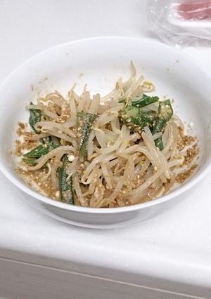 オクラともやしのごま和え-レシピのメイン写真