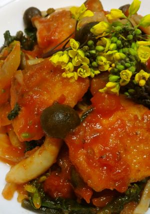 ❀サーモンと菜の花のトマトソース❀-レシピのメイン写真