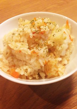 幼児食☆キノコと野菜の洋風炊き込みご飯-レシピのメイン写真