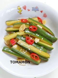便利簡単おつまみ✿ピリ辛にんにくきゅうり-レシピのメイン写真
