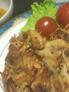 カレー塩で、ゴボウとムネ肉のかわり揚げ-レシピのメイン写真