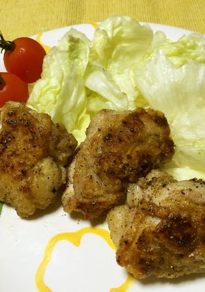 簡単おつまみ♪鶏ももペッパー-レシピのメイン写真