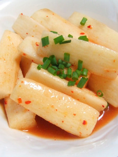 しゃくしゃくカラ旨☆キムチ長イモ-レシピのメイン写真