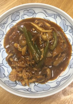 ハインツのソースで ・煮込みハンバーグ-レシピのメイン写真