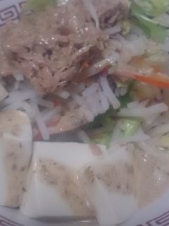 サラダうどん-レシピのメイン写真