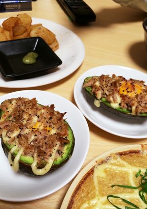 アボカドのトースター焼き 卵のせ♡-レシピのメイン写真