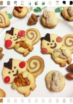 くるみをもったリスさんクッキー＊.°﻿-レシピのメイン写真