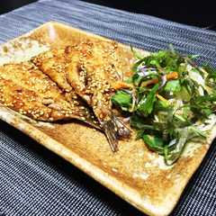 รูปของ 食欲そそるいわしの蒲焼き
