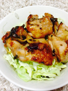 鶏肉のネギマヨポン酢丼-レシピのメイン写真