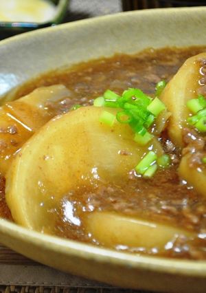 ♪とろ～り♪かぶとひき肉の煮物-レシピのメイン写真