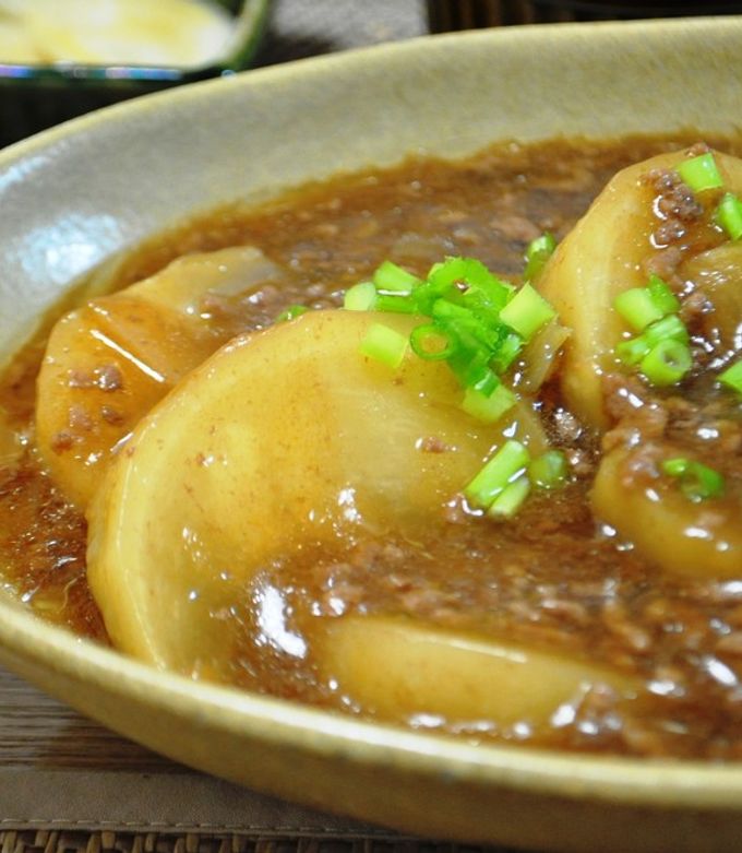 ♪とろ～り♪かぶとひき肉の煮物-レシピのメイン写真