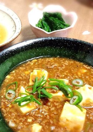 キムチの素で麻婆豆腐-レシピのメイン写真