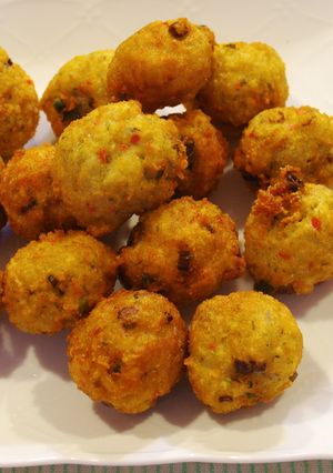 たこ焼き風れんこんボール-レシピのメイン写真