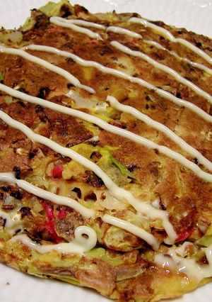 ヘルシー♪納豆お好み焼き-レシピのメイン写真