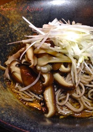 椎茸の八角煮蕎麦-レシピのメイン写真