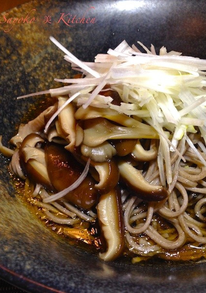 椎茸の八角煮蕎麦-レシピのメイン写真