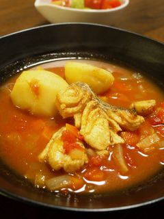 鱈とじゃがいものトマトスープ-レシピのメイン写真