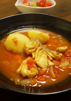 鱈とじゃがいものトマトスープ-レシピのメイン写真