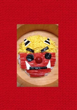 節分に!赤鬼ちらし寿司♡-レシピのメイン写真