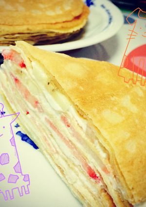 ミルクレープ(*´罒`*)-レシピのメイン写真