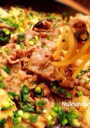 すき焼きうどん！-レシピのメイン写真