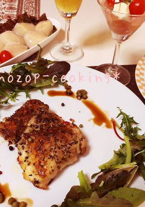 バレンタインにチキンのカリッとハーブ焼き-レシピのメイン写真