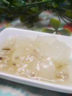 離乳食中期 ホロホロ大根鶏ミンチあんかけ-レシピのメイン写真