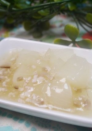 離乳食中期　ホロホロ大根鶏ミンチあんかけ-レシピのメイン写真