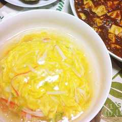 รูปของ 簡単 エバラのラーメンスープの素で天津飯